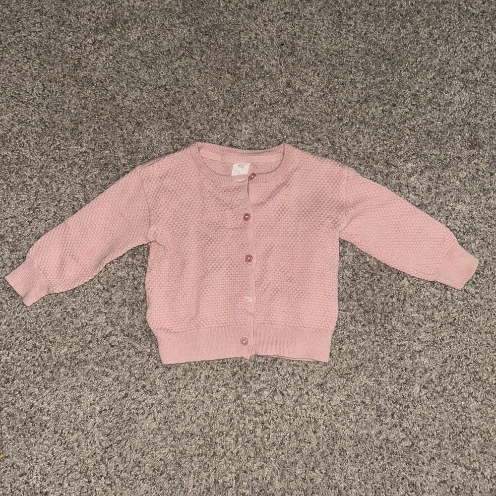 H&M Light Pink Kids Cardigan